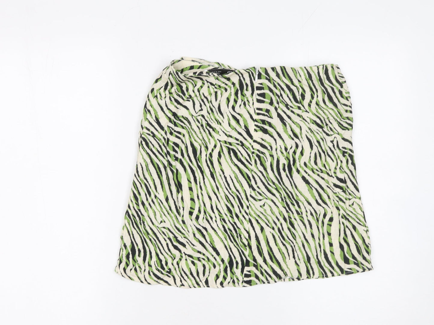 Zara Women’s Multicoloured Animal Print Wrap Skirt Size S