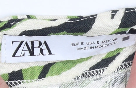 Zara Women’s Multicoloured Animal Print Wrap Skirt Size S