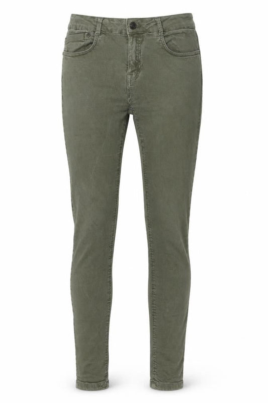 Bershka Women's Green Skinny Stretch Jeans Size 10 Slim Fit