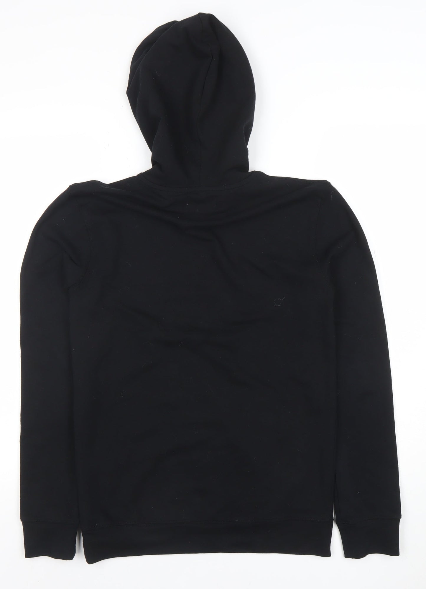 Topman Mens Black Regular Fit Pullover Hoodie Size S