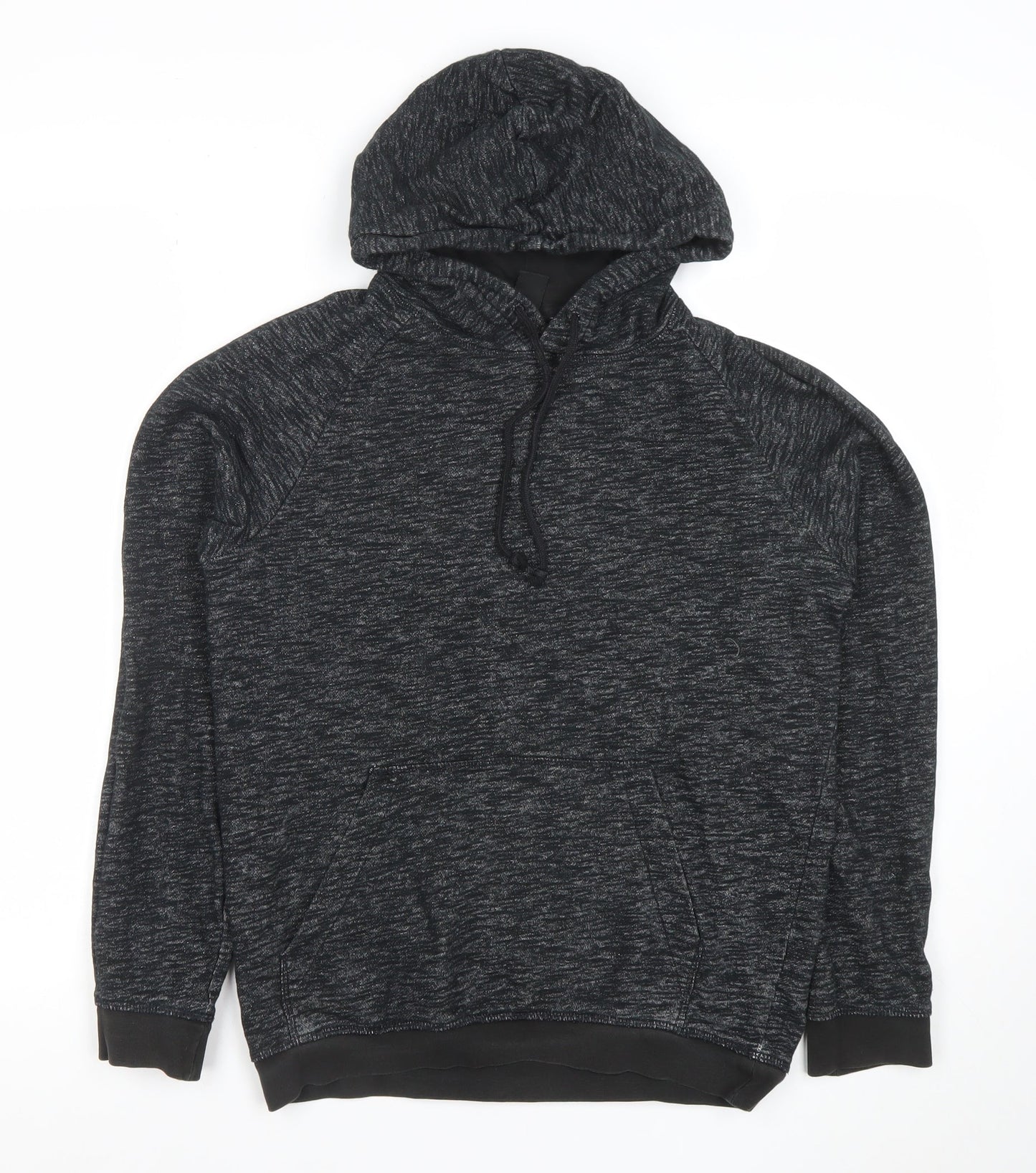 H&M Women’s Black XS Pullover Hoodie Basic Long Sleeve Casual
