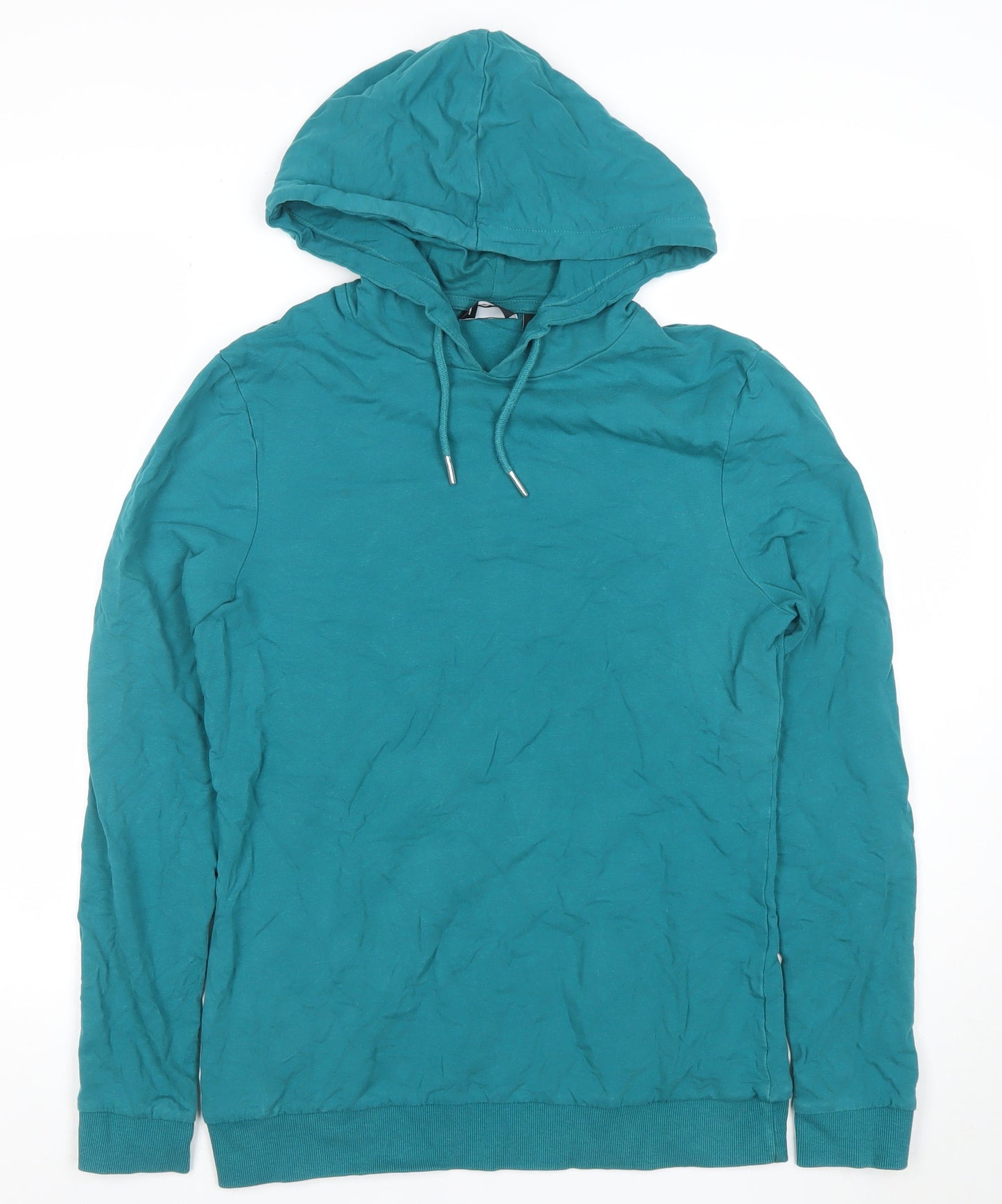 ASOS Men’s Green Pullover Hoodie Medium Cotton Blend