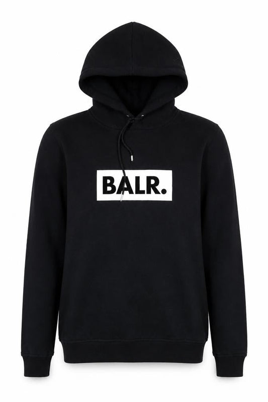 BALR Women Black Medium Pullover Hoodie 80% Cotton 20% Polyester