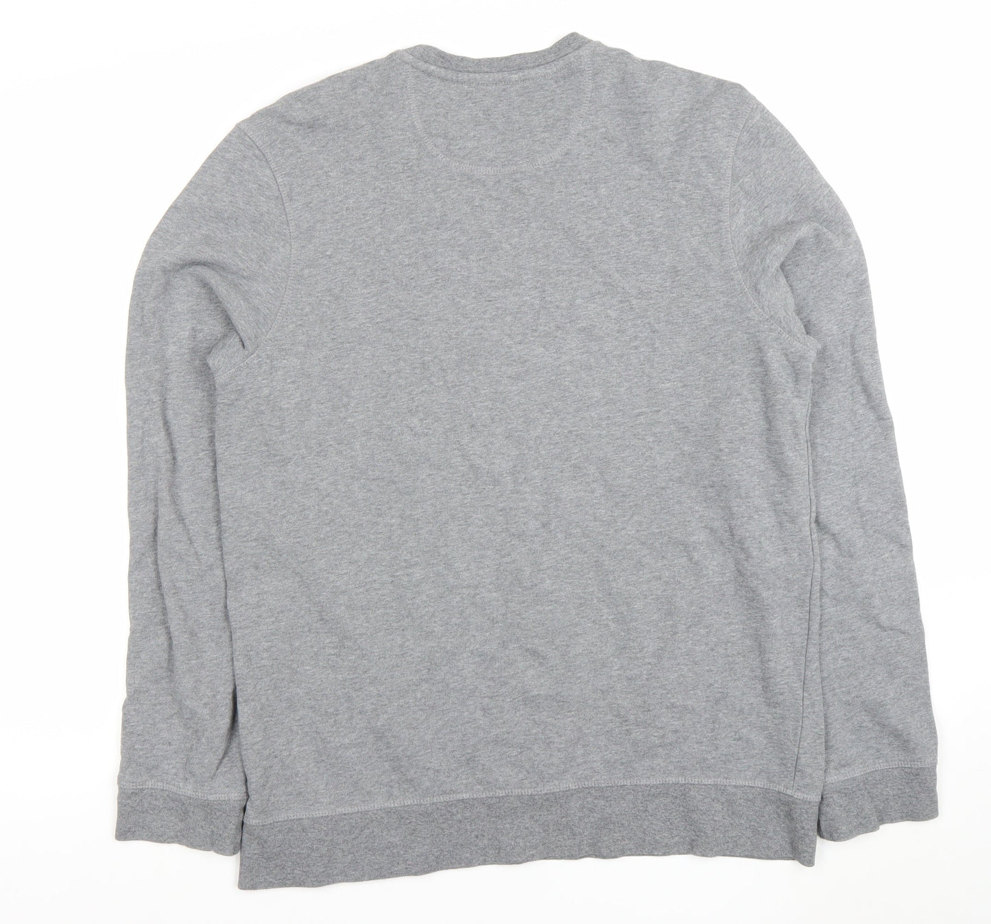Marks and Spencer Men's Grey Medium Crew Neck Sweatshirt