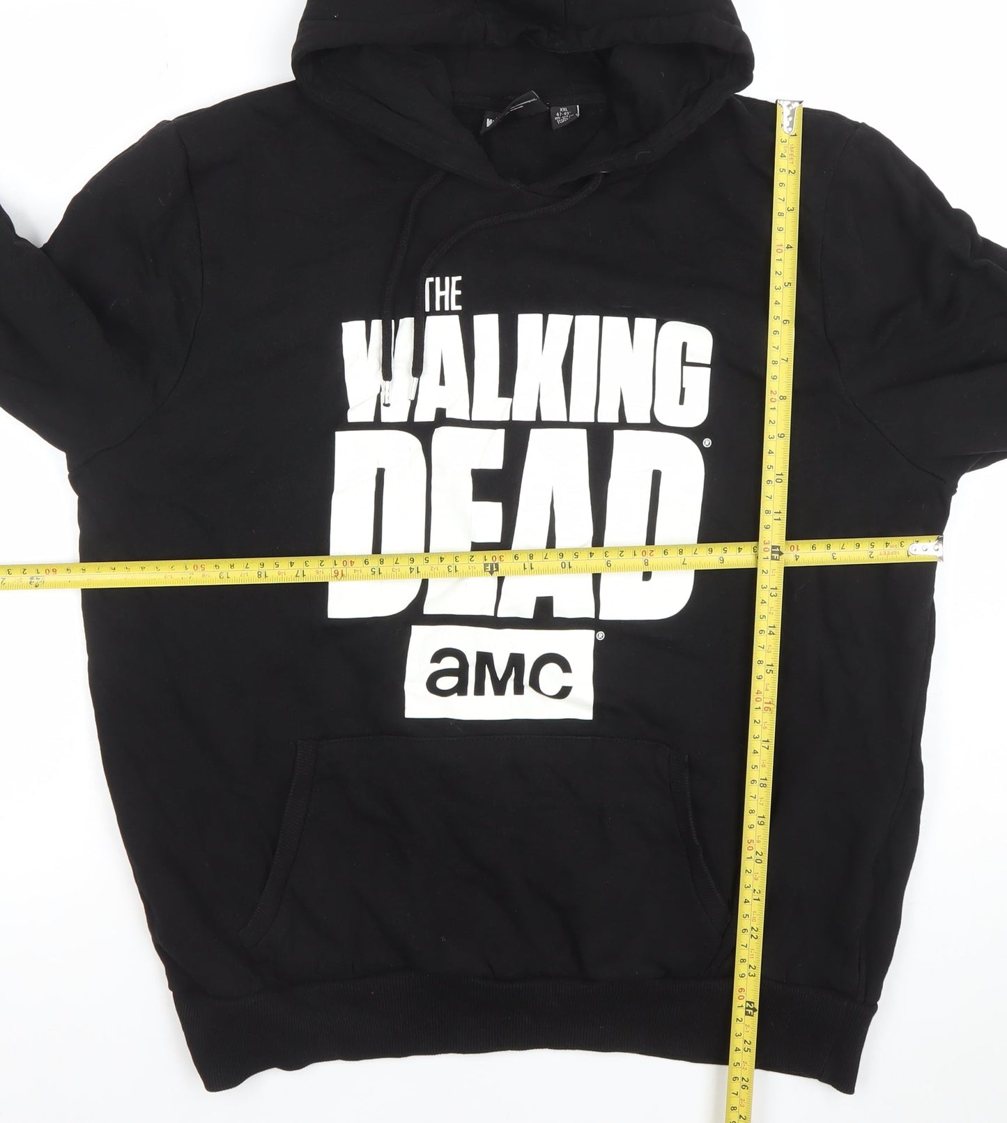 The Walking Dead AMC Men's Black Pullover Hoodie 2XL Fleece Graphic Print