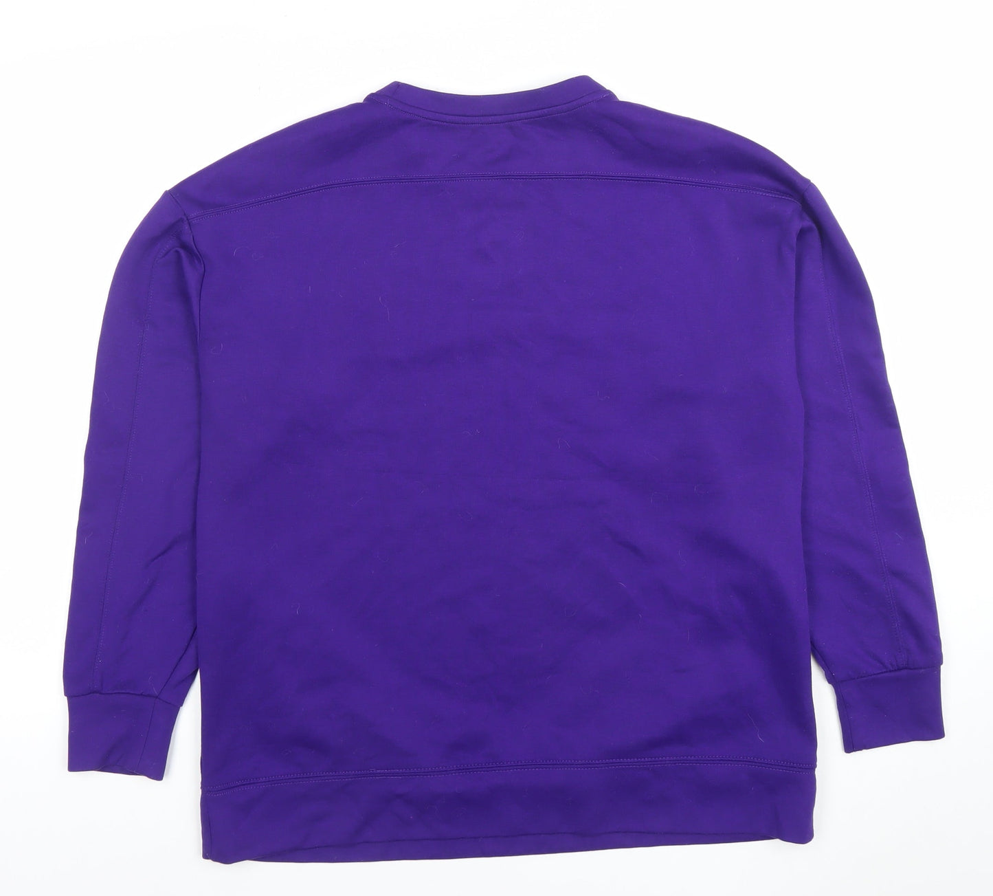 Dunnes Stores Women Purple M Sweatshirt Crew Neck Long Sleeve Casual