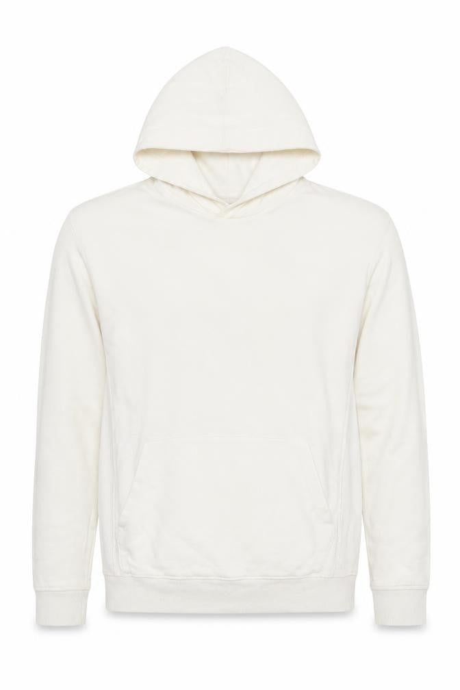 Topman Men's White Pullover Hoodie XS Cotton Jersey