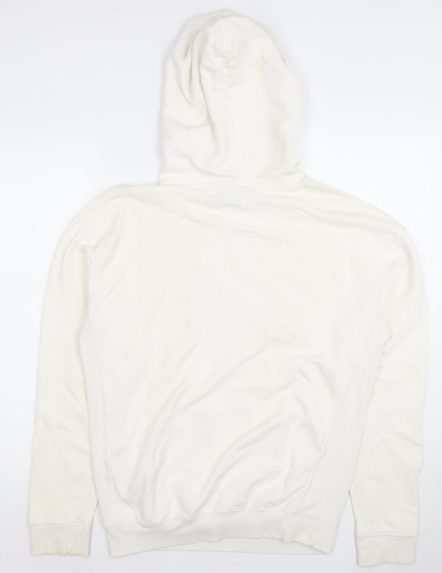 Topman Men's White Pullover Hoodie XS Cotton Jersey