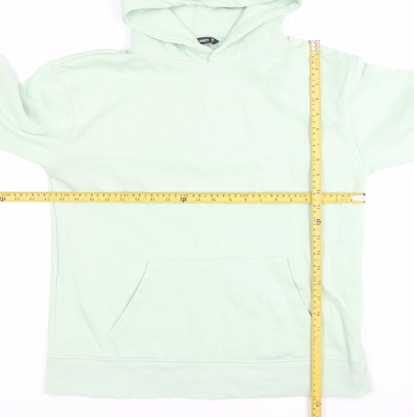 Dunnes Stores Women Green Pullover Hoodie Medium Cotton Blend