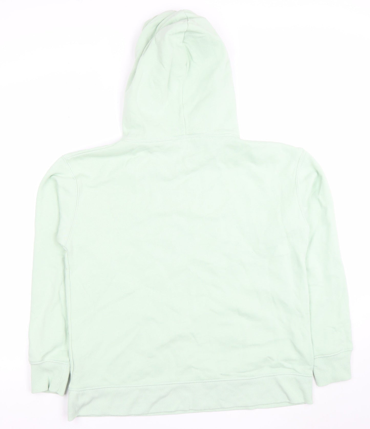 Dunnes Stores Women Green Pullover Hoodie Medium Cotton Blend