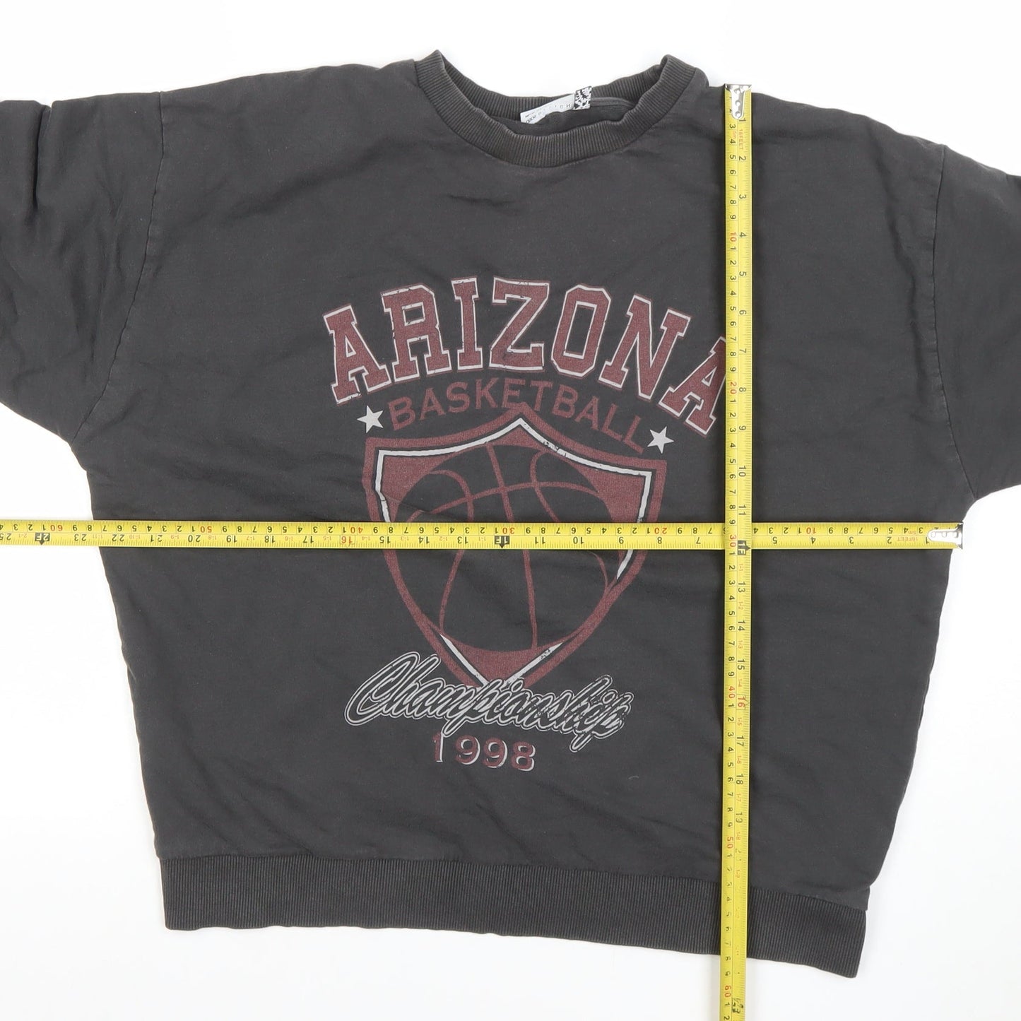 ASOS Design Women's Black Cotton Arizona Basketball Sweatshirt UK 10
