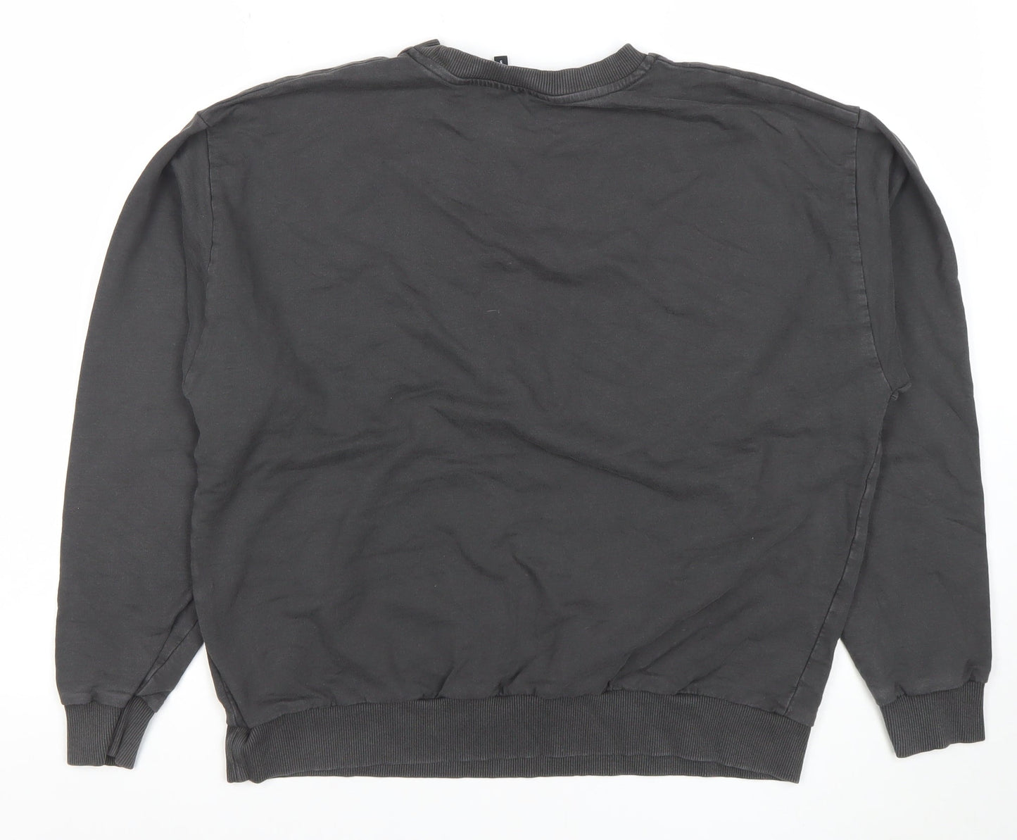 ASOS Design Women's Black Cotton Arizona Basketball Sweatshirt UK 10