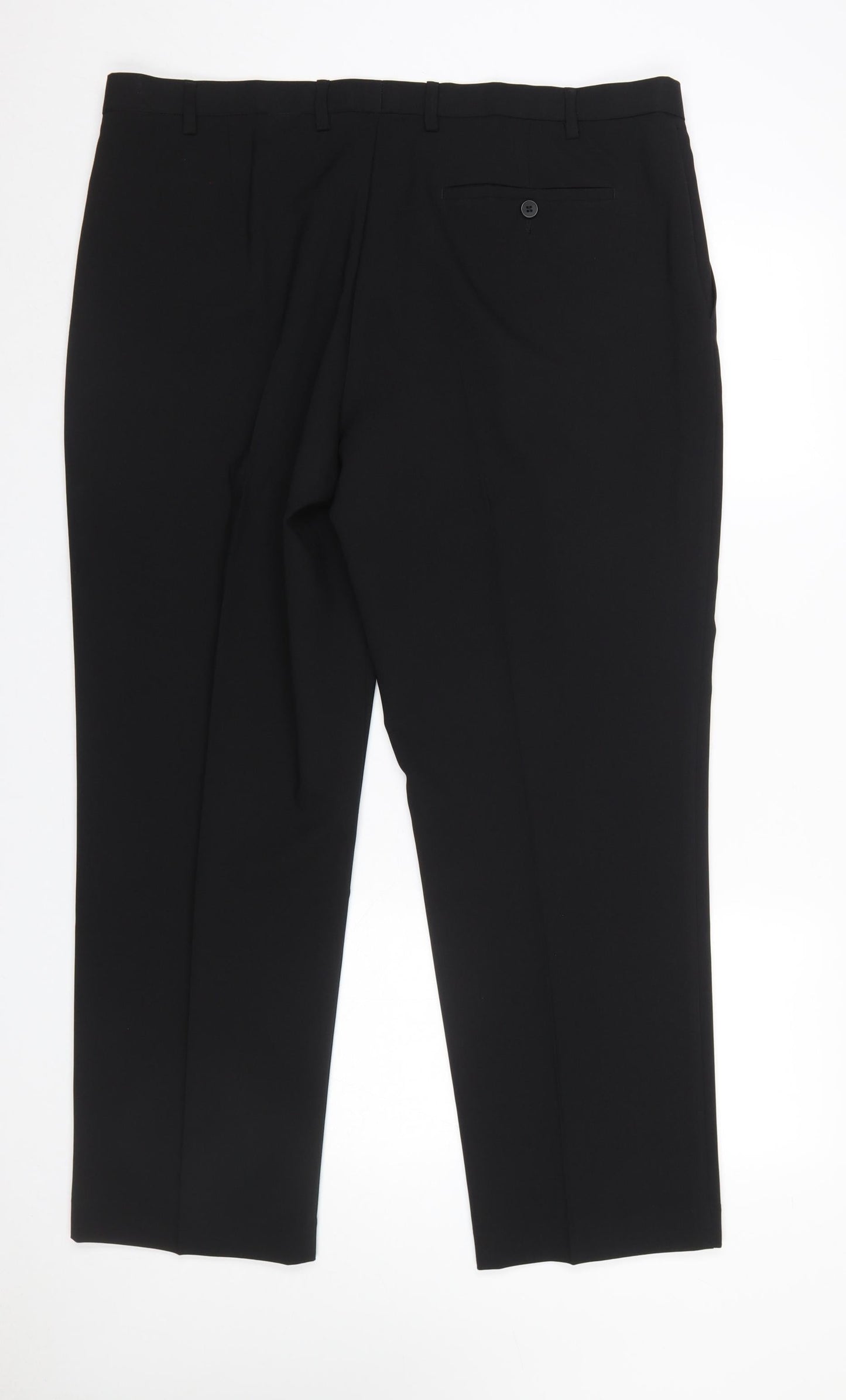 F&F Black Tailoring Mens 40/29 Dress Pants Polyester Classic Fit