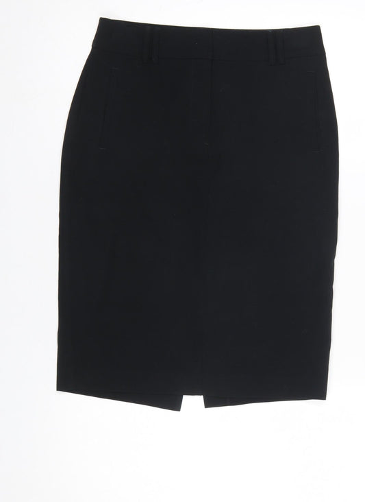 Marks and Spencer Women’s Black Size 8 Pencil Work Skirt