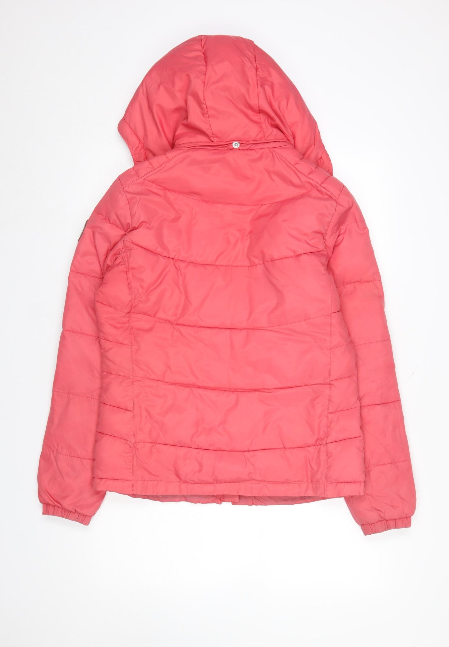 Roxy Women’s Pink Hooded Puffer Jacket M Winter Coat