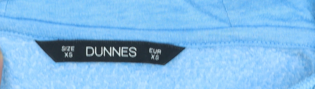 Dunnes Women’s Light Blue Pullover Hoodie XS Relaxed Fit