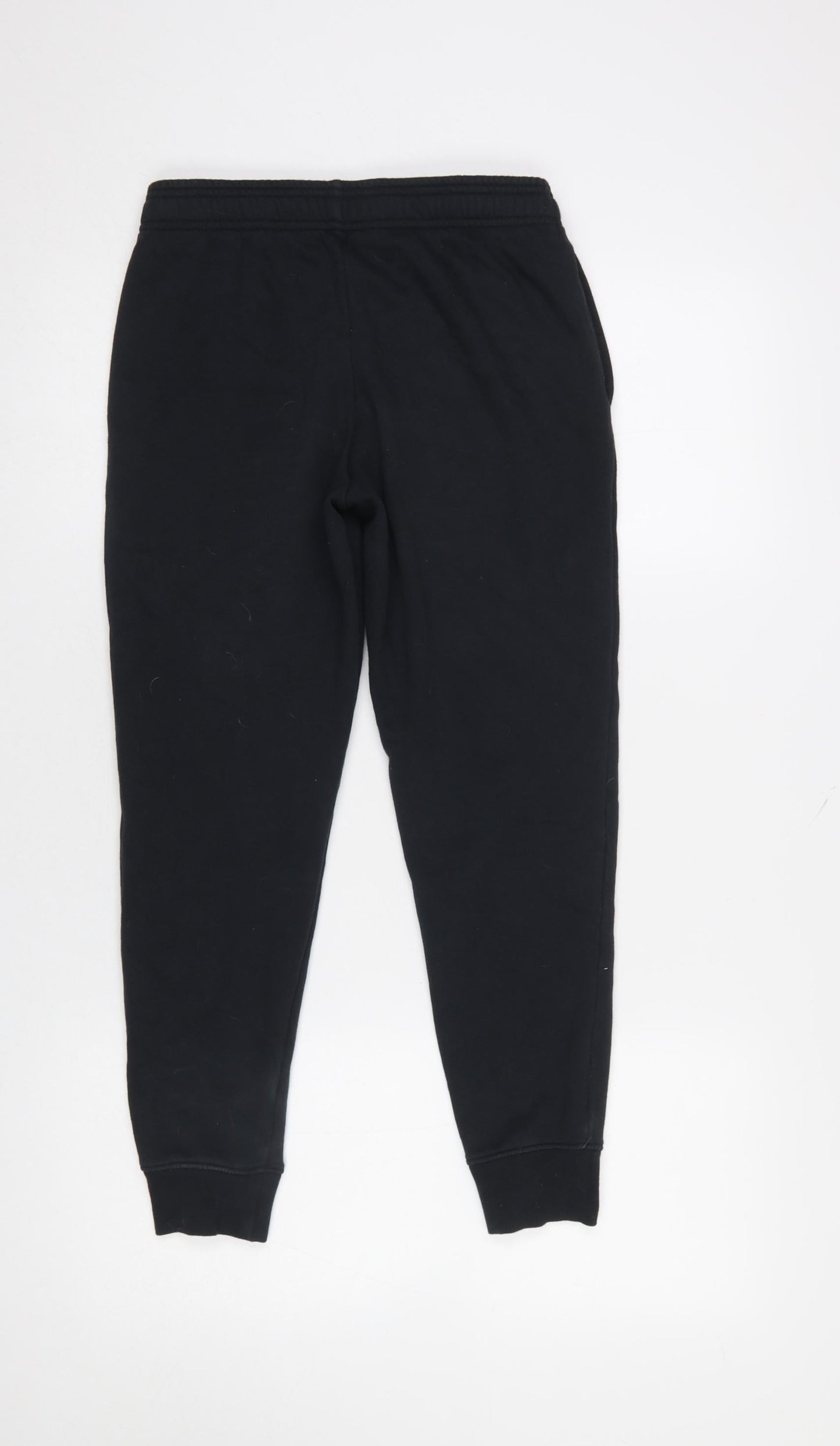 Under Armour Boys Black Jogger Trousers Size 10-11 Years Elastic Waist