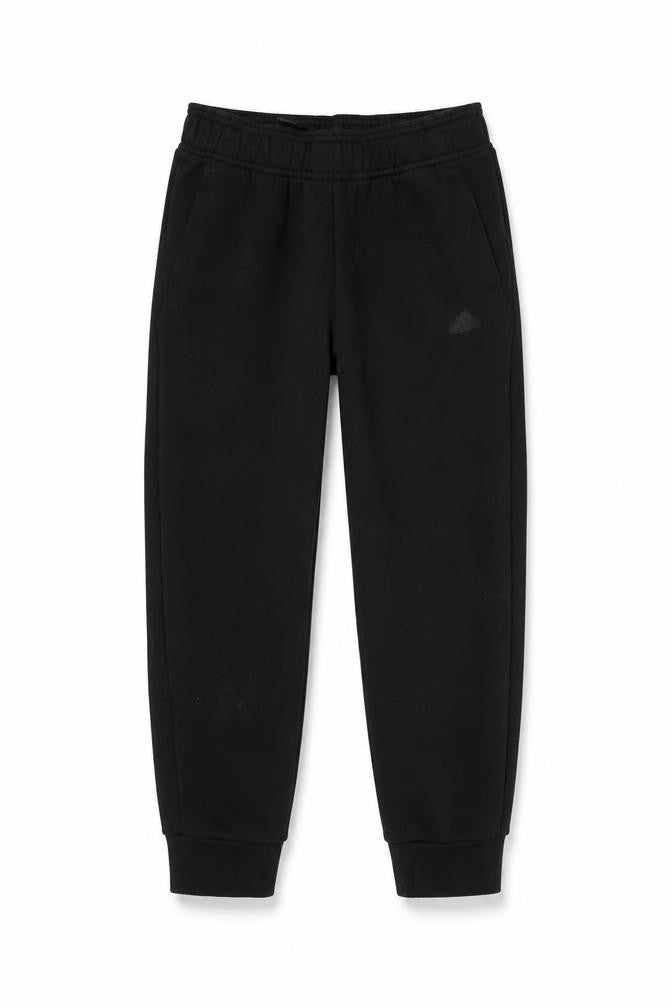 adidas Boys Black 9-10 Years Jogger Trousers Cotton Blend Fleece