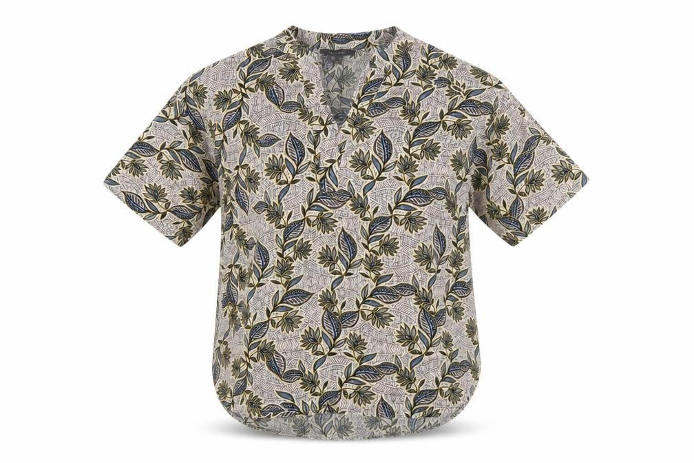 Primark Women's Multicoloured Floral Tunic Blouse Size 12