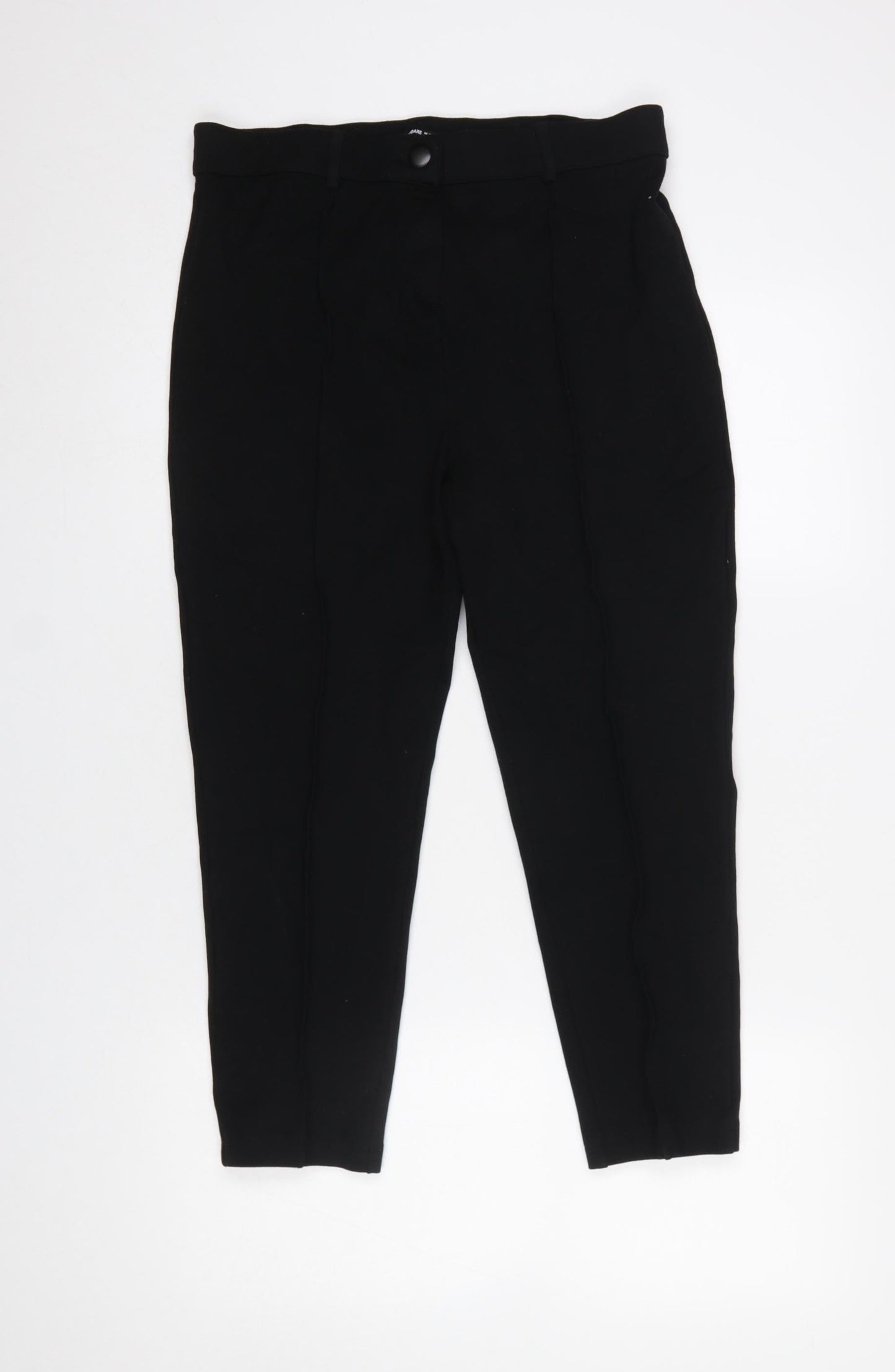 Threadbare Women’s Black Slim Tapered Trousers Size 12