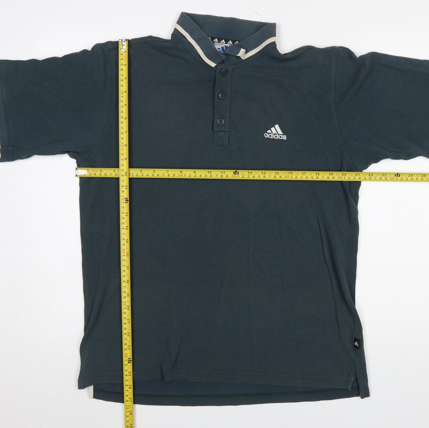 Adidas Men’s Green Collared Short Sleeve Polo Shirt Size L