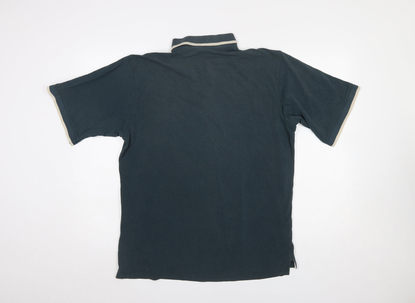 Adidas Men’s Green Collared Short Sleeve Polo Shirt Size L