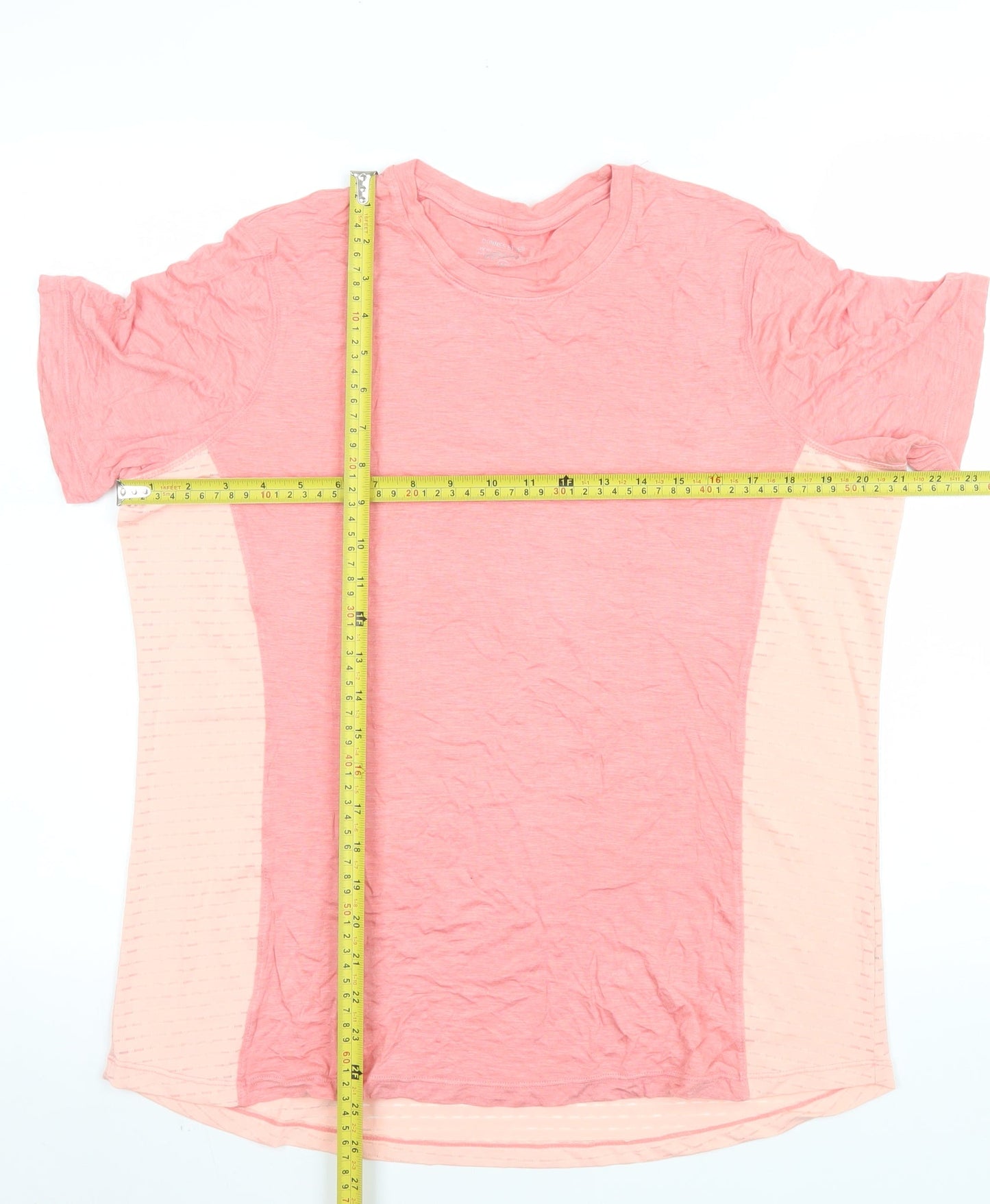 Dunnes Stores Mens Pink Short Sleeve Activewear T-Shirt Size M