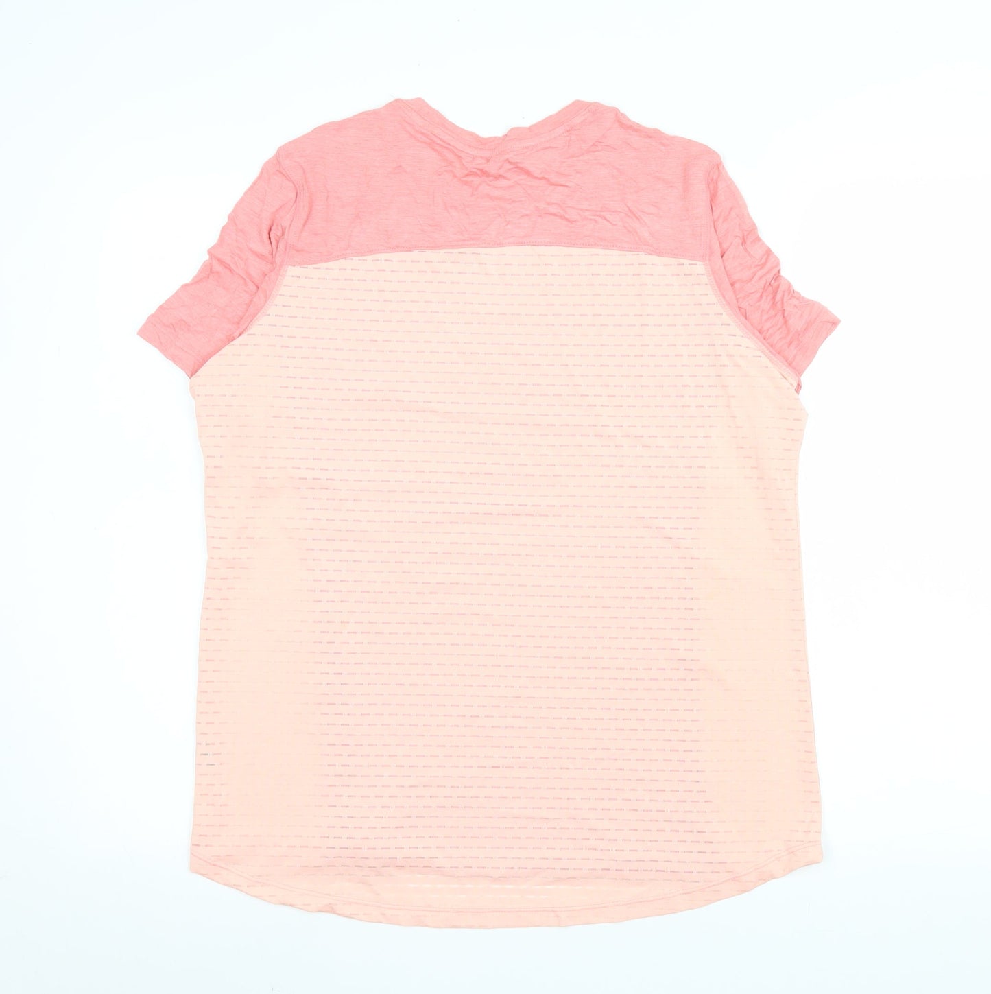 Dunnes Stores Mens Pink Short Sleeve Activewear T-Shirt Size M