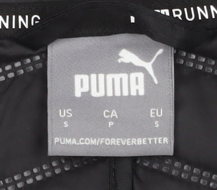 Puma Men's Black Small Windbreaker Running Jacket