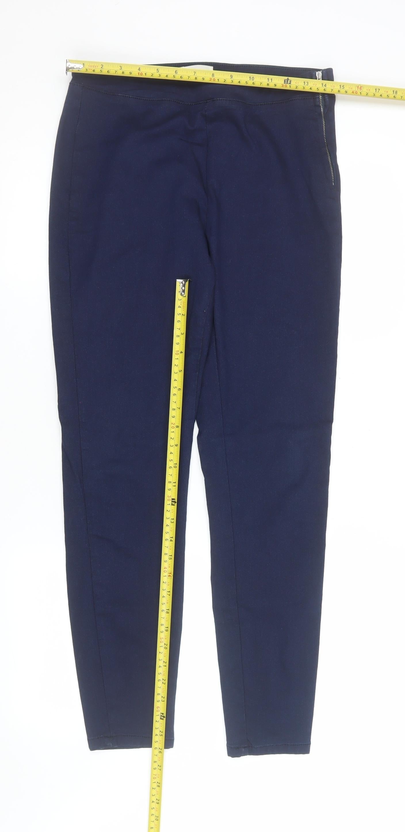 Savida Womens Blue Size 12 Slim Fit Stretch Jeggings