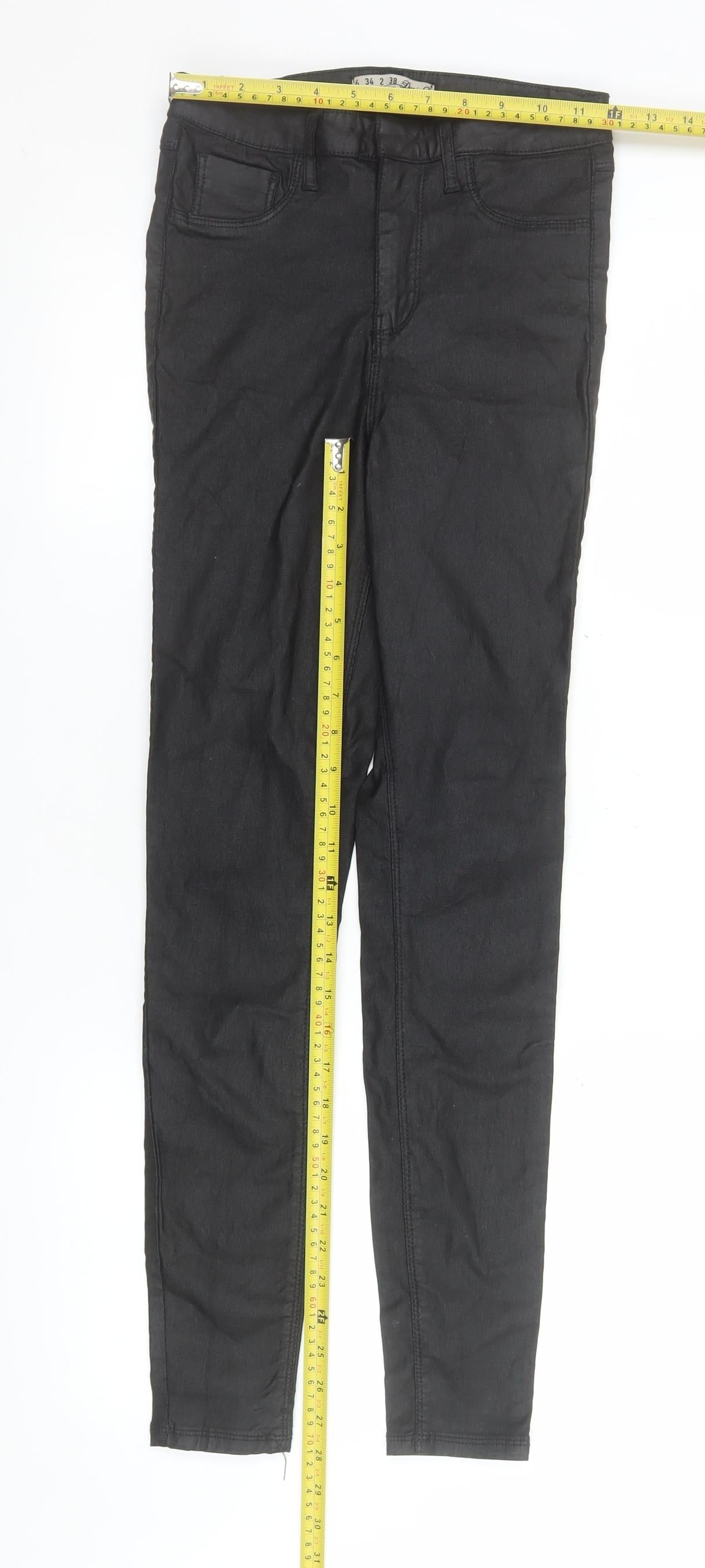 Denim Co Womens Black Size 6 Jegging Skinny Stretch Trousers