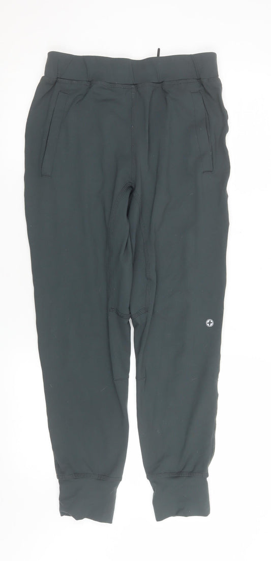 Gym+Coffee Womens Black Medium Jogger Activewear Trousers