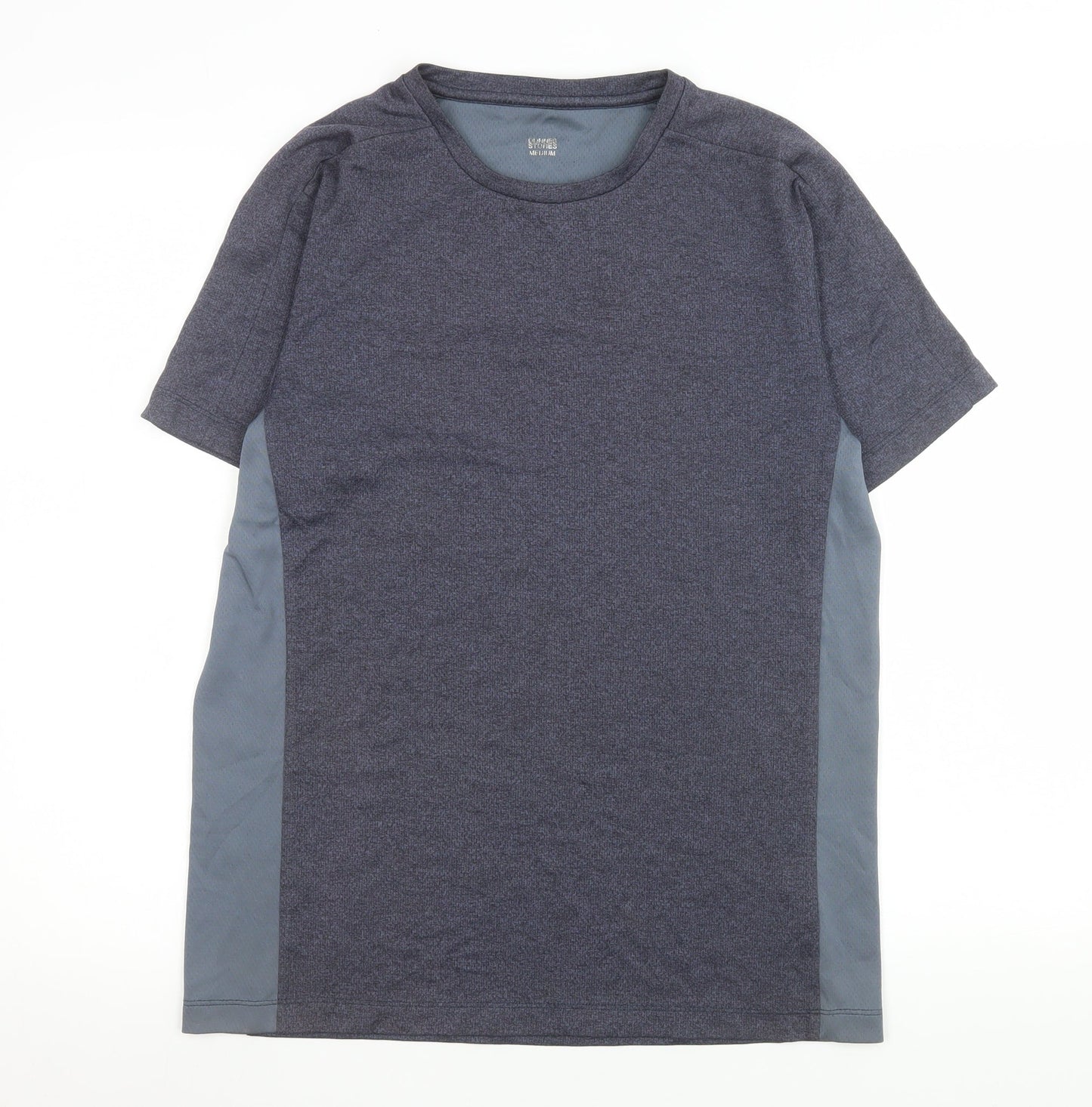 St. Bernard Men’s Blue Athletic T-Shirt Medium Polyester