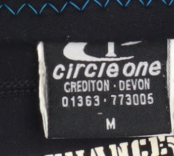 Circle One Mens Black Blue Neoprene Wetsuit M Surfing Stretch Lined