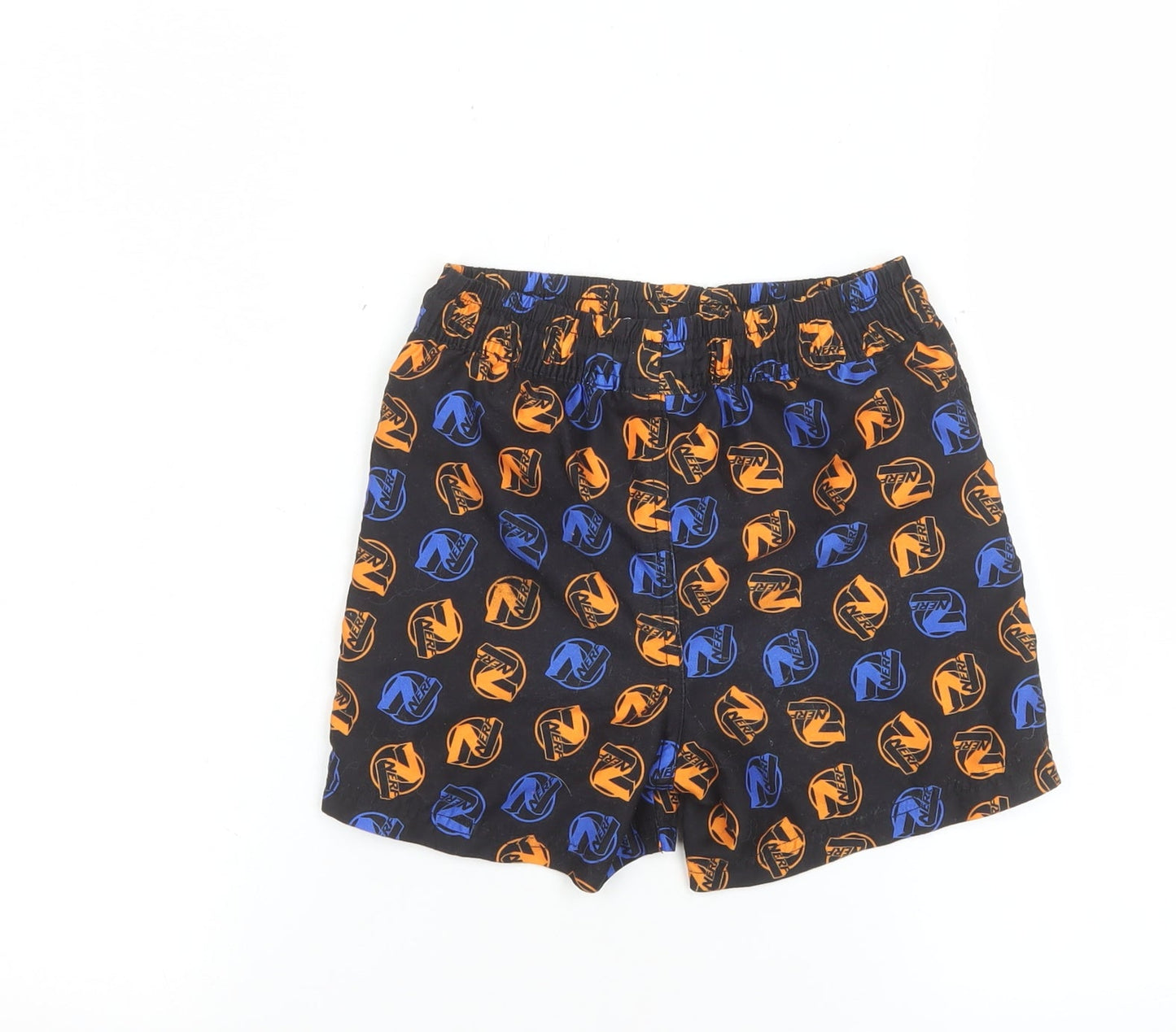 Pep & Co Boys Black Nerf Swim Shorts 5-6 Years Elastic Waist Quick Dry Summer
