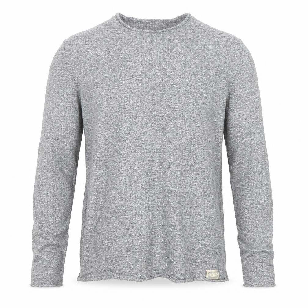 Hollister Men's Grey Medium Crew Neck Knit Pullover Jumper