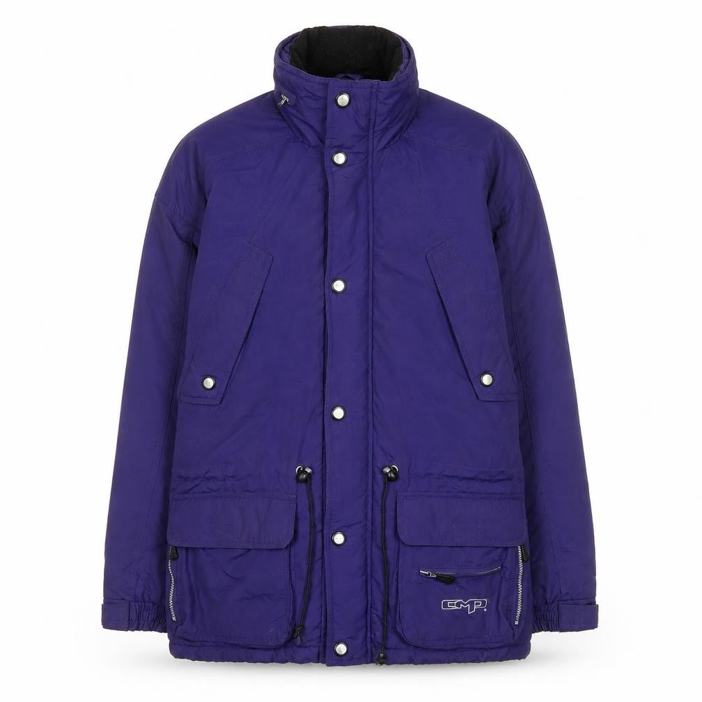 CMP Men's Purple Waterproof Parka Jacket Size S Outdoor Insulated