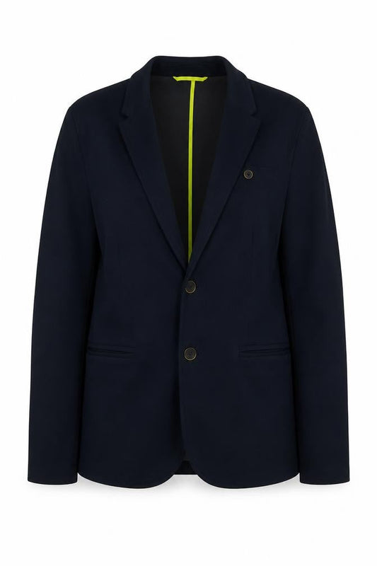 Bershka Women's Blue Blazer Jacket Size 10 Regular Fit