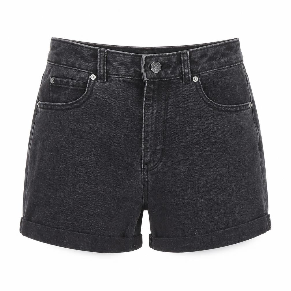Vero Moda Women's Black Mom Denim Shorts Size 8