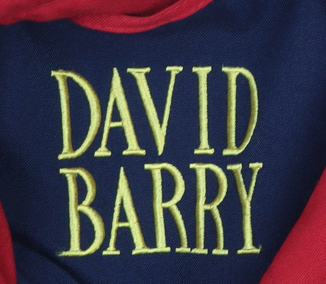 David Barry Women’s Red Mid-Length Rain Coat Size 10 Waterproof