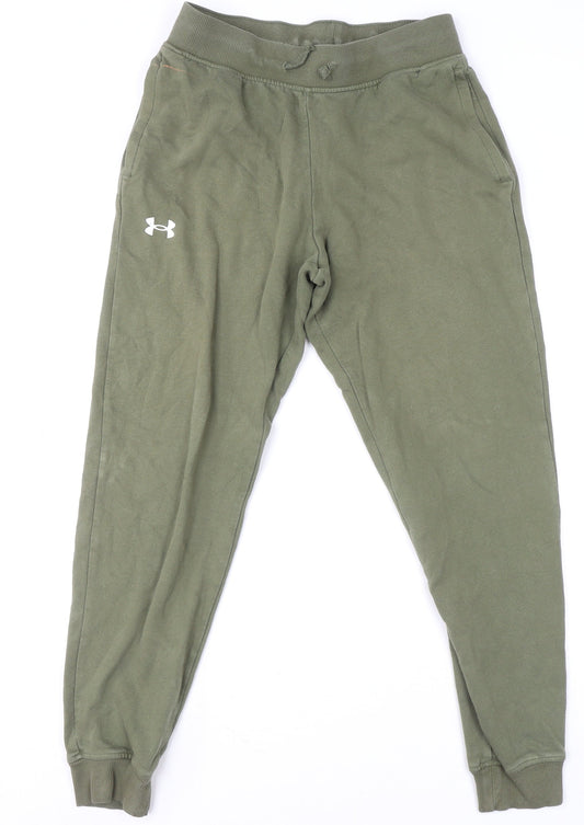 Under Armour Mens Green Fleece Sweatpants Joggers Size M