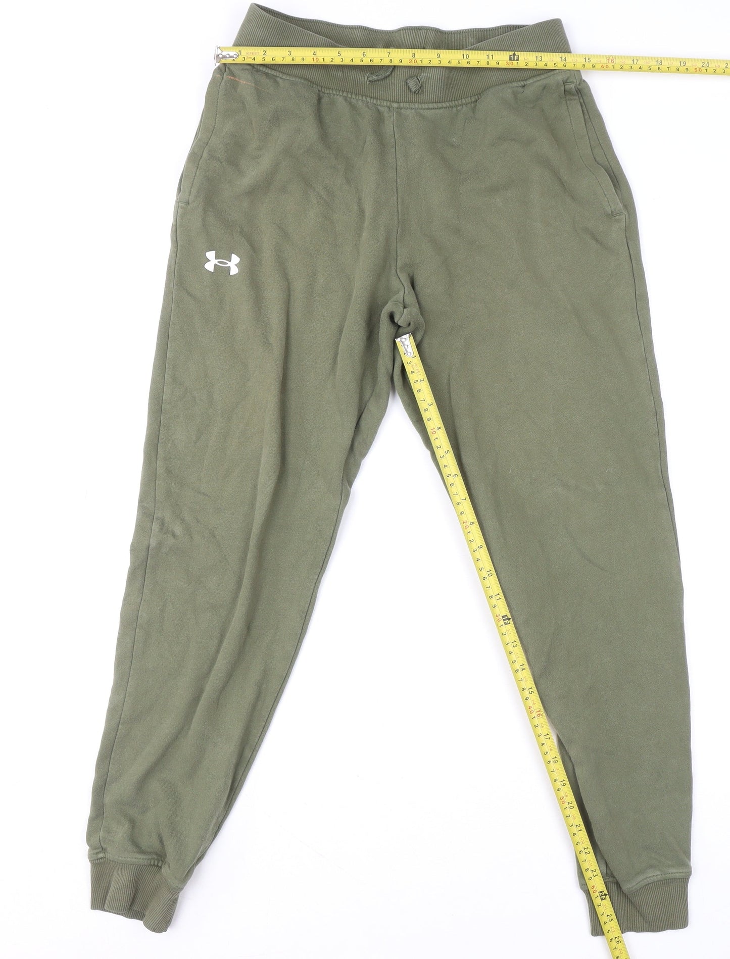 Under Armour Mens Green Fleece Sweatpants Joggers Size M