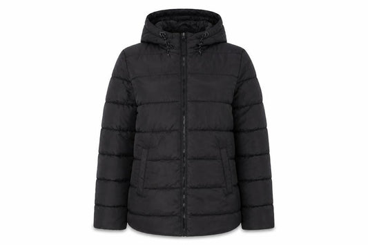 Primark Women's Black XS Hooded Puffer Jacket