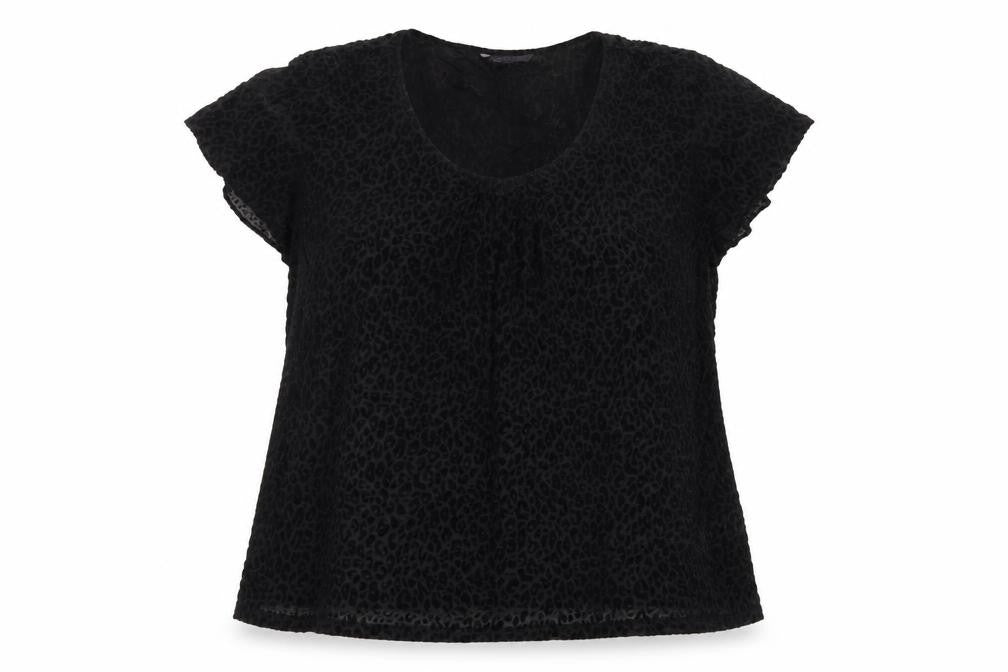 Marks & Spencer Women’s Black Animal Print Blouse Size 16