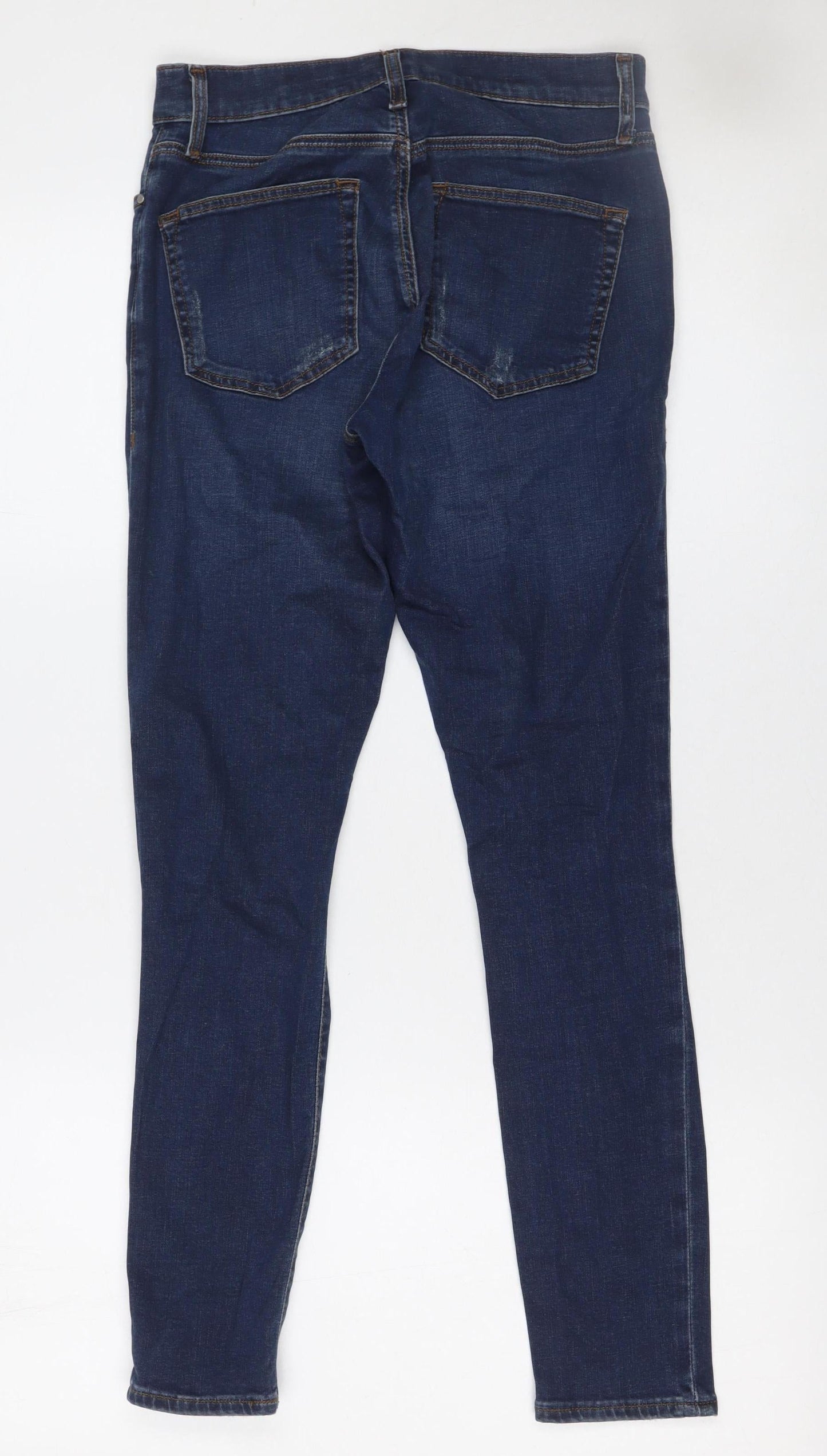 Topshop Women’s Blue Leigh Skinny Jeans Size 8 W26 L28