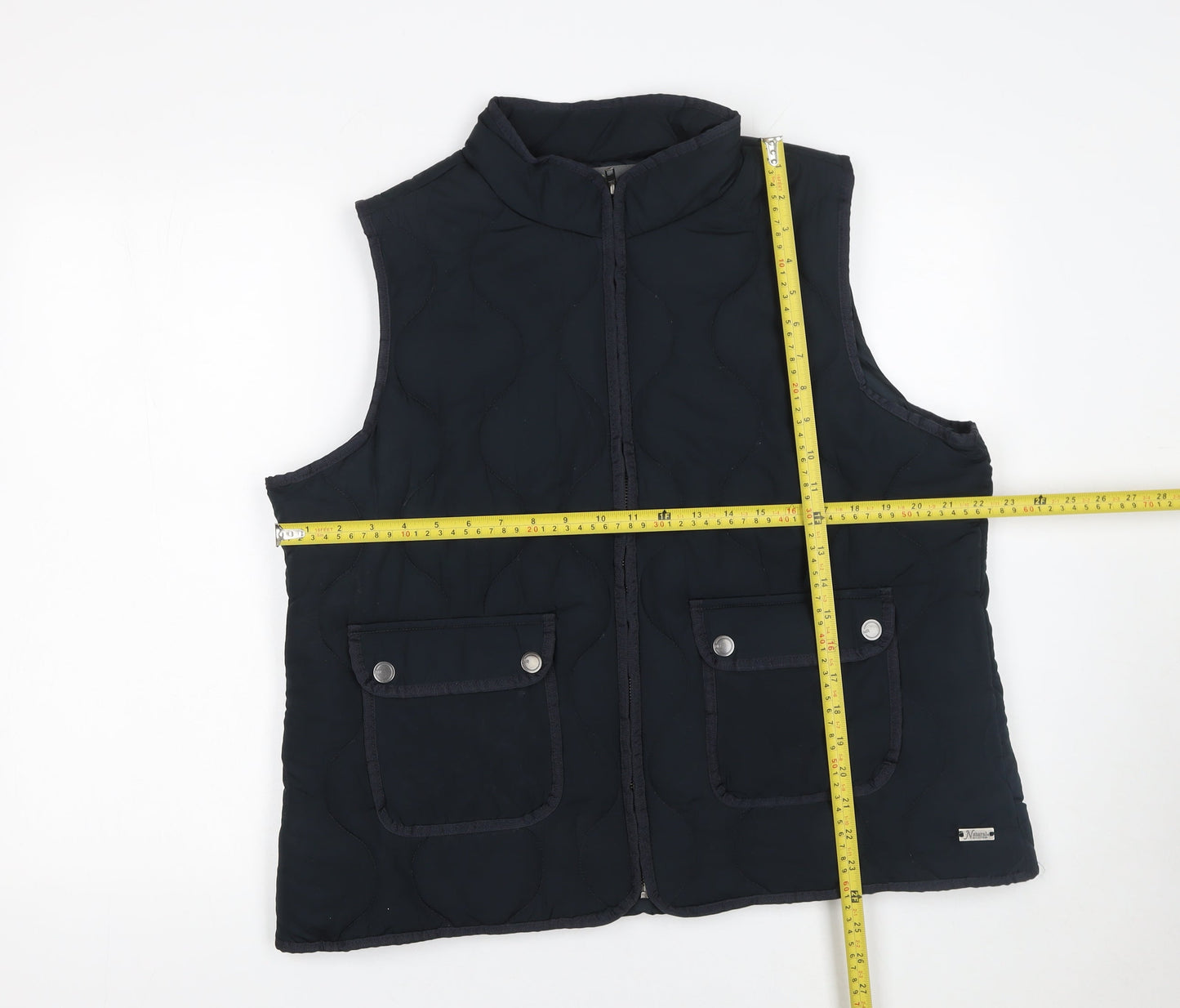 Natural Reflections Men's Black XL Quilted Waistcoat Bodywarmer
