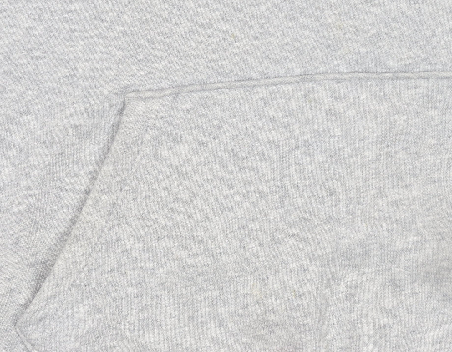 PUMA Womens Grey Pullover Hoodie Size 12 Cotton Blend Logo Print