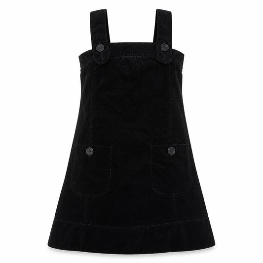Vero Moda Women's Black Corduroy Pinafore Dress Size 10