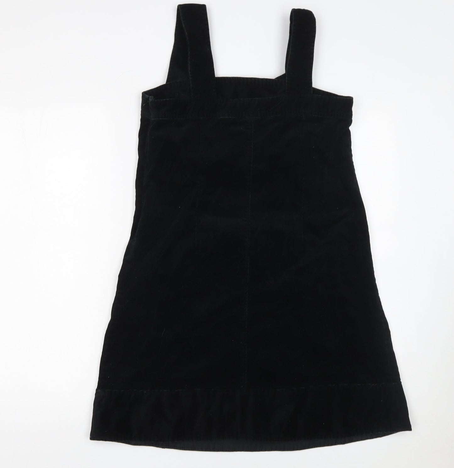 Vero Moda Women's Black Corduroy Pinafore Dress Size 10