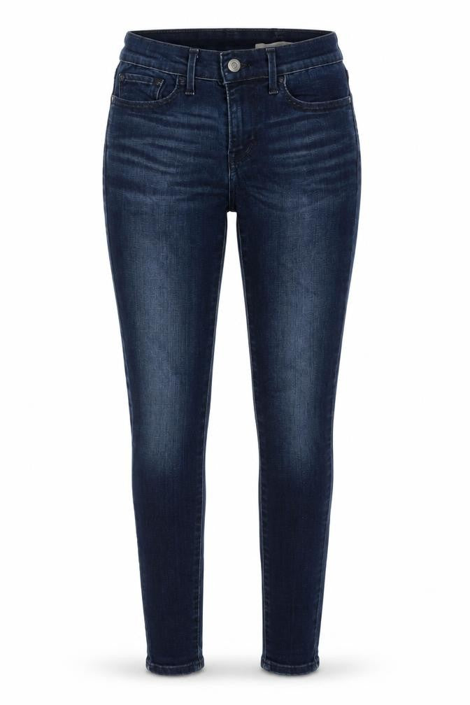 Levi's Women's Blue Skinny Jeans Size 4 Mid Rise Stretch Denim